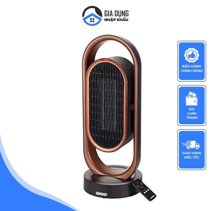 Unold 86535 Ceramic Heating Fan, Mini Heater, Capacity 2000w, Heating Equipment for Room 40m2, With Remote Control, Imported from Germany, 12 Month Warranty