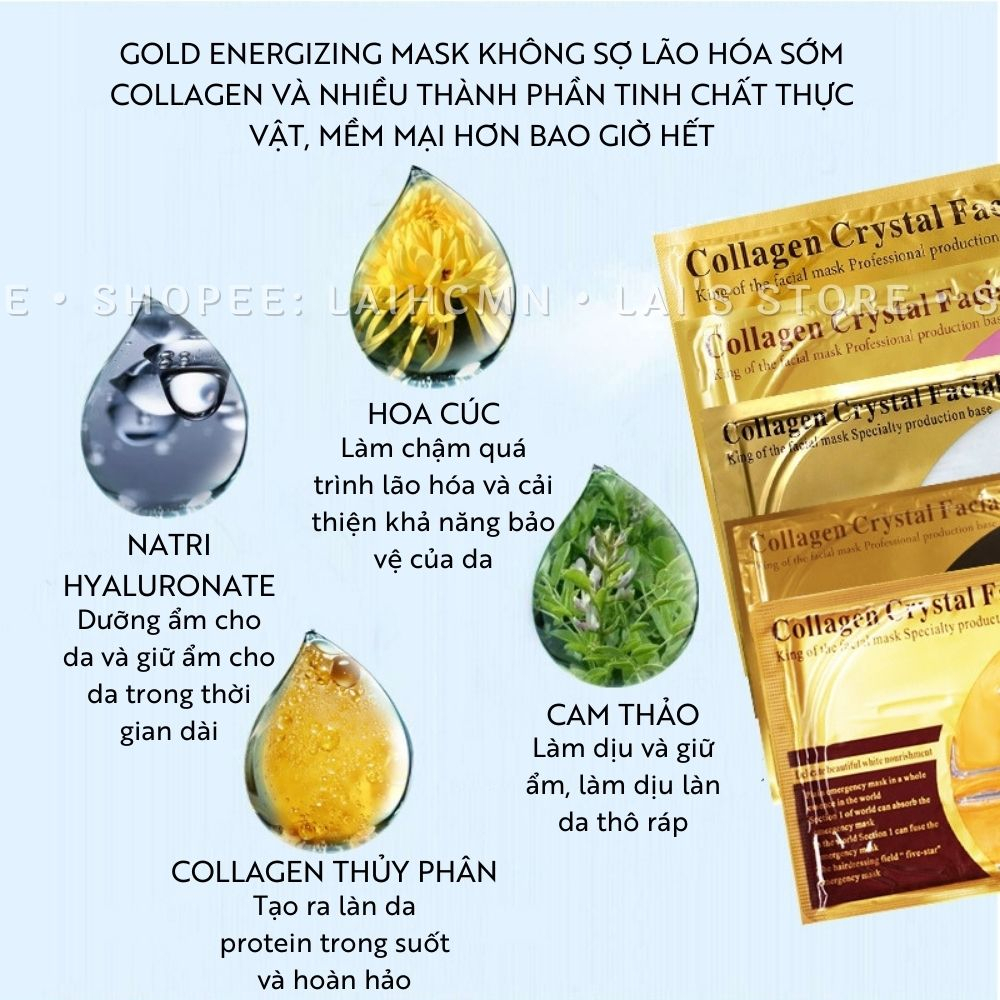 Mặt nạ collagen Crystal Facial Mask