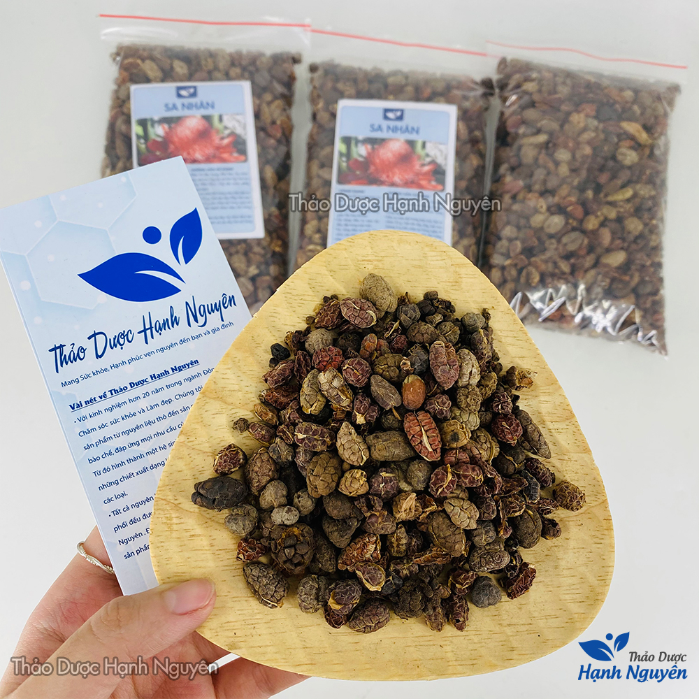 Sa shân 500g, hạt sa nhân khô, sạch, hỗ trợ thải độc, an thai, kháng khuẩn, tốt cho tiêu hoá