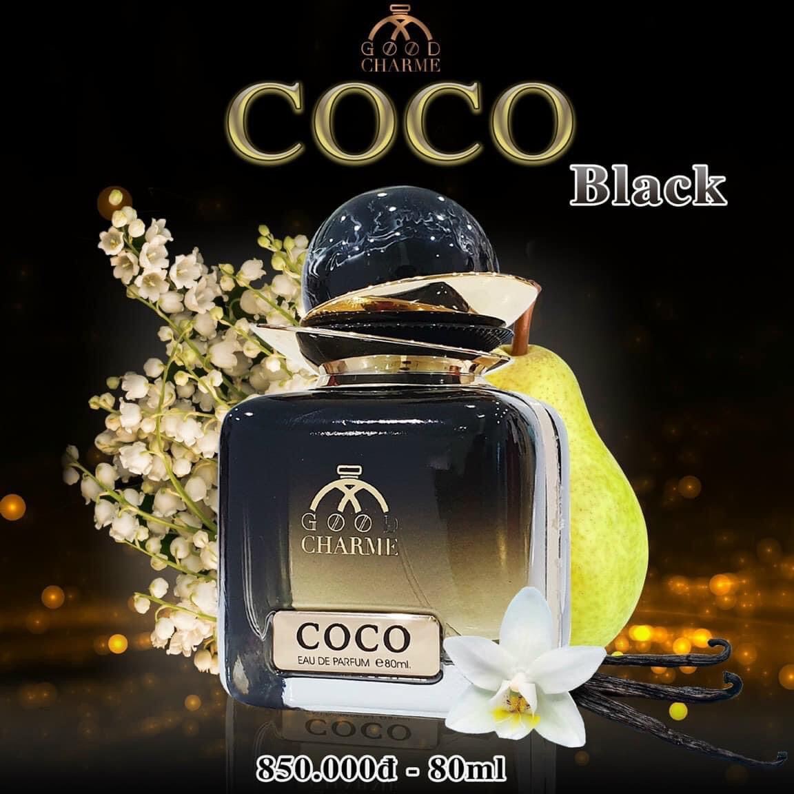 Nước hoa coco đen 80ml - coco10ml cty - coco 25ml