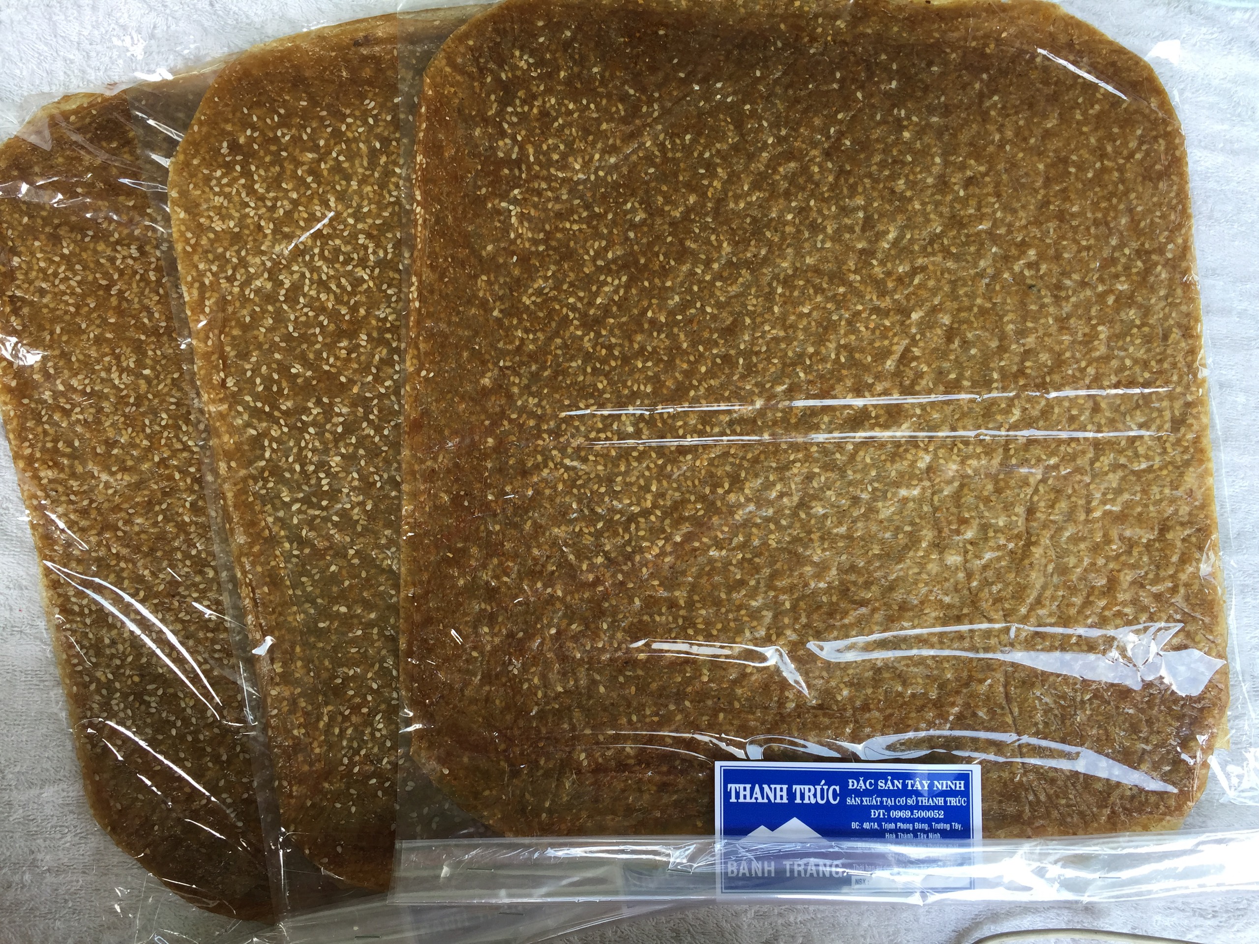 [Xấp 400GR] Bánh Tráng Dẻo Gừng