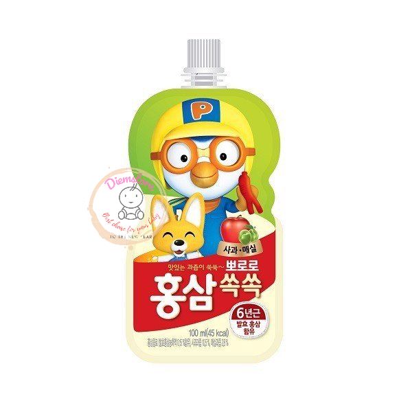 Nước uống hồng sâm trái cây Paldo 100ml
