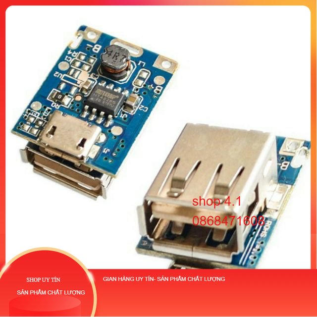 Mạch sạc pin dự phòng 1A ( chế sạc dự phòng,sạc pin)