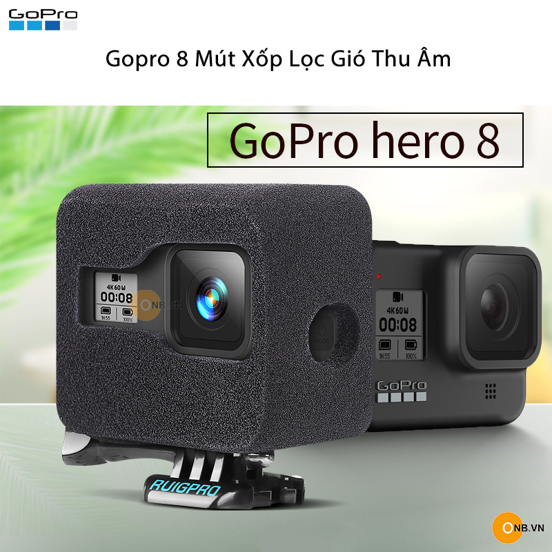 Gopro 8 Mút Xốp Lọc Gió Thu Âm