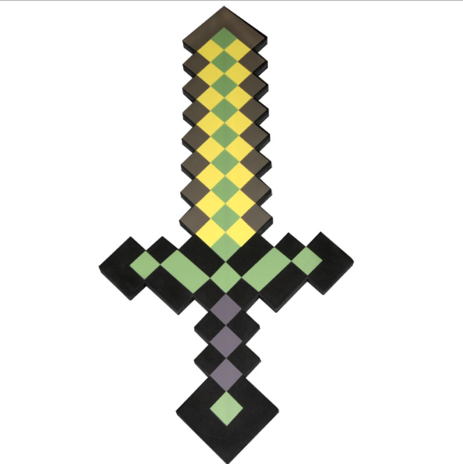 [HCM]Combo kiếm sung Minecraft vàng