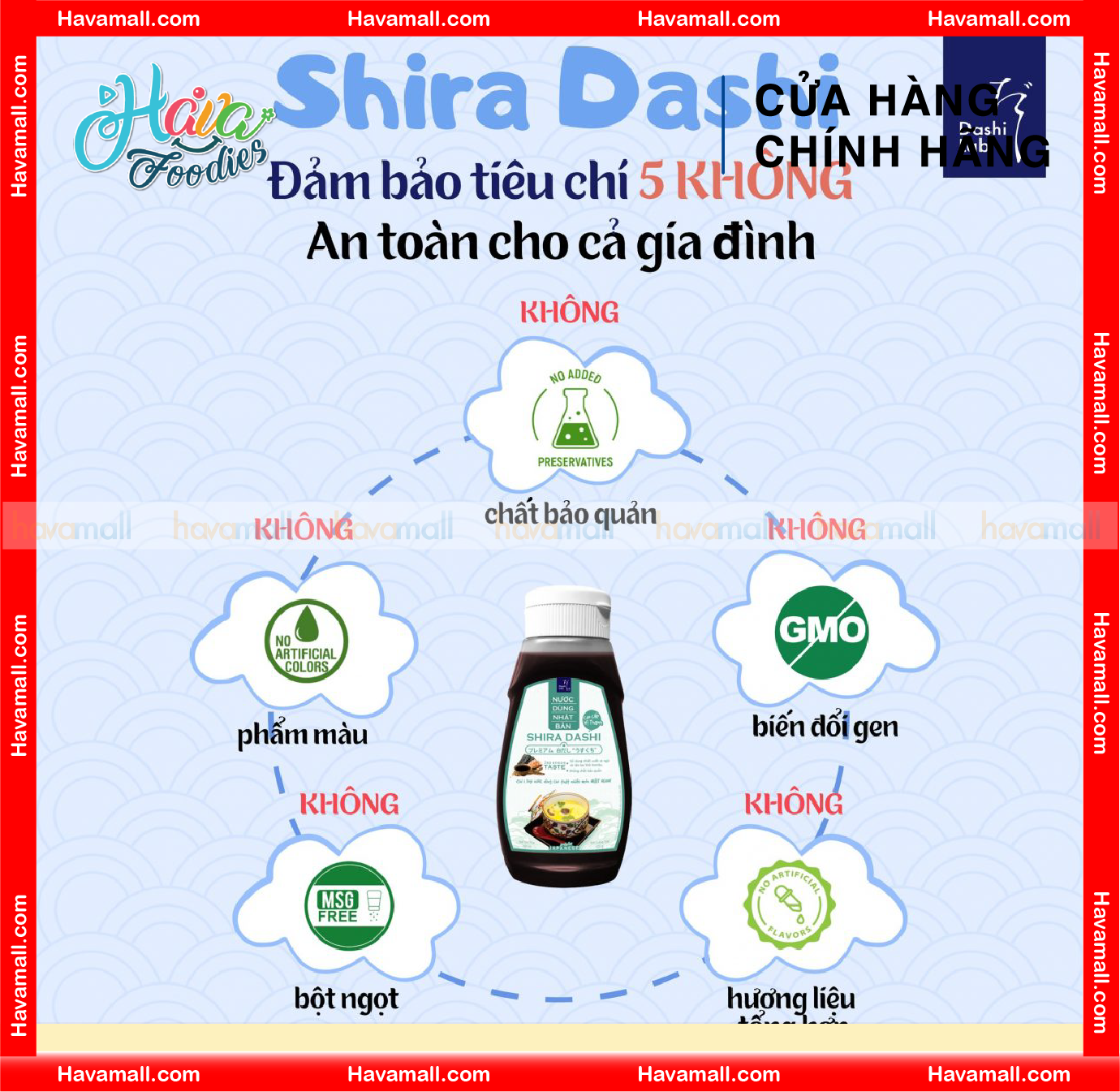 [HOÀN TIỀN MAX 10%] Nước Dùng Nhật Bản Shira Dashi Cao Cấp プレミアム 白だし “うすくち”