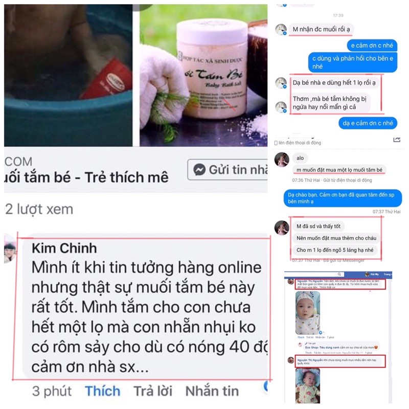 Muối Tắm Bé Sinh Dược Eco ( An Toàn, Trị Rôm Sảy, Cứt Trâu , Mẩn Ngứa Cho Bé) Sản Phẩm Chính Hãng