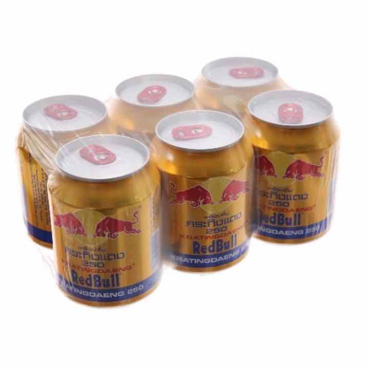 LỐC 6 LON REDBULL BÒ HÚC THÁI 250ML