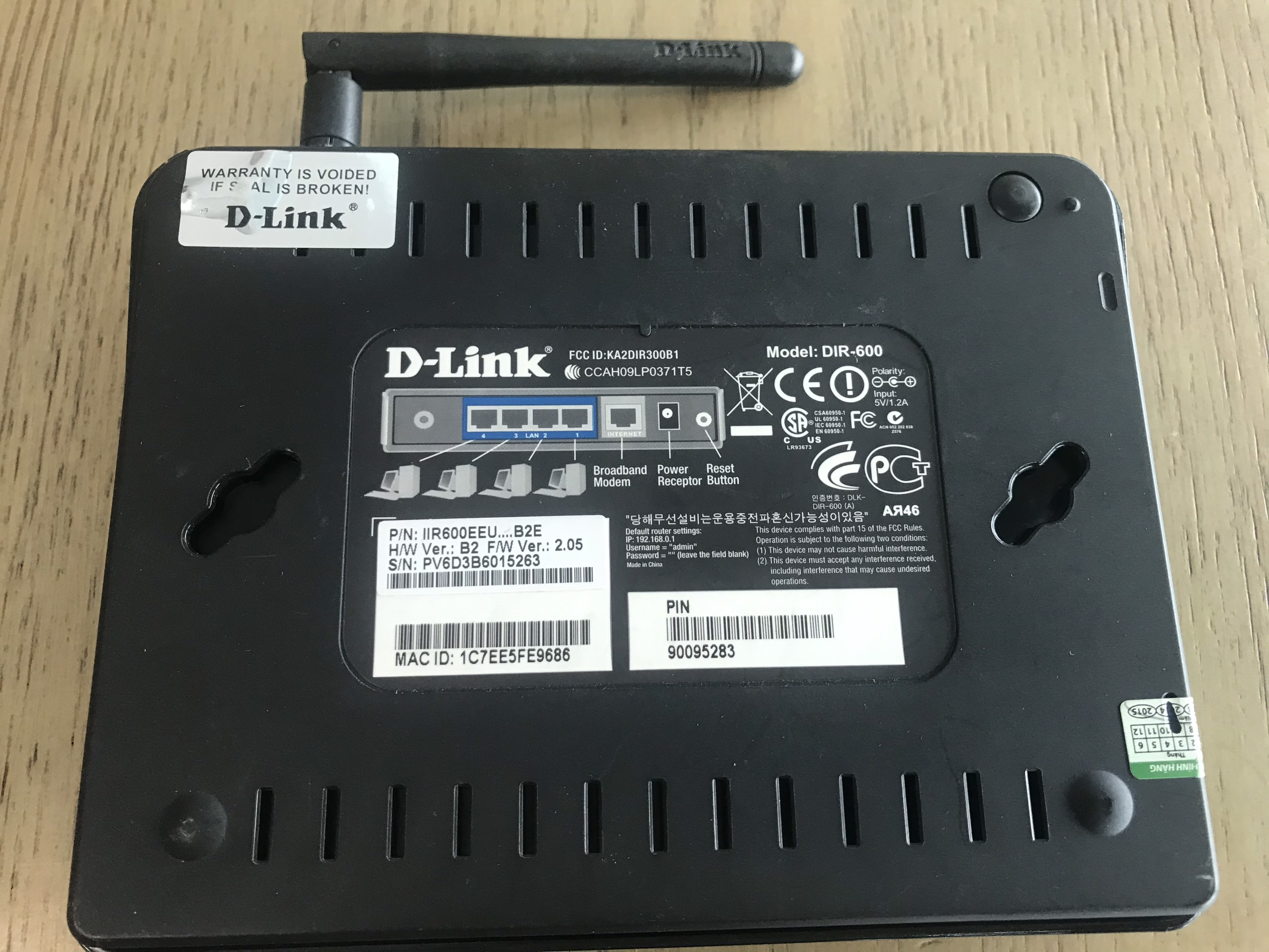 Wireless Router DLink DIR-600M