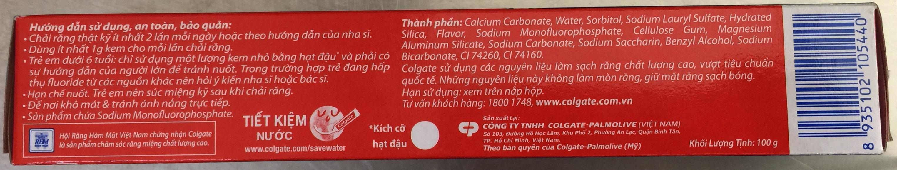 Kem Đánh Răng Colgate Chắc Răng Thơm Miệng 100g