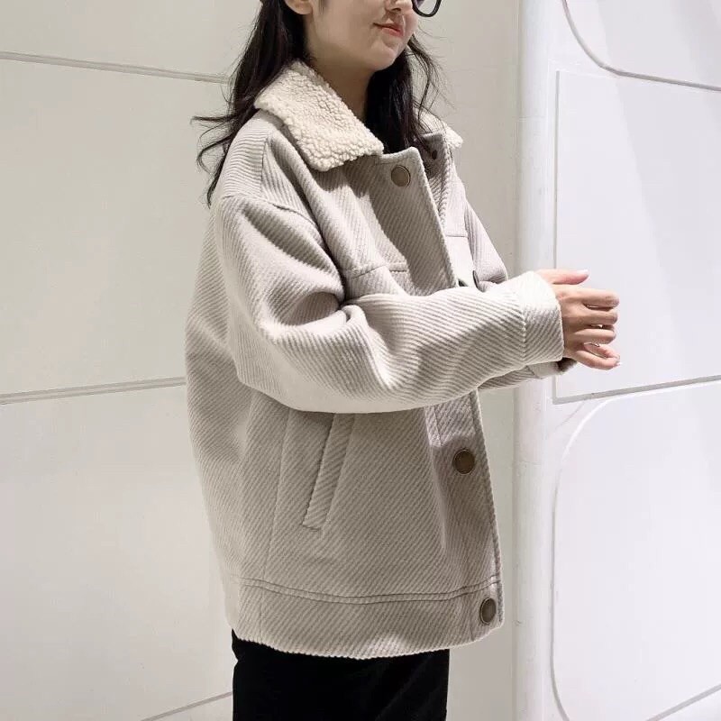 Áo khoác jacket dạ nhung ĐANG SẴN