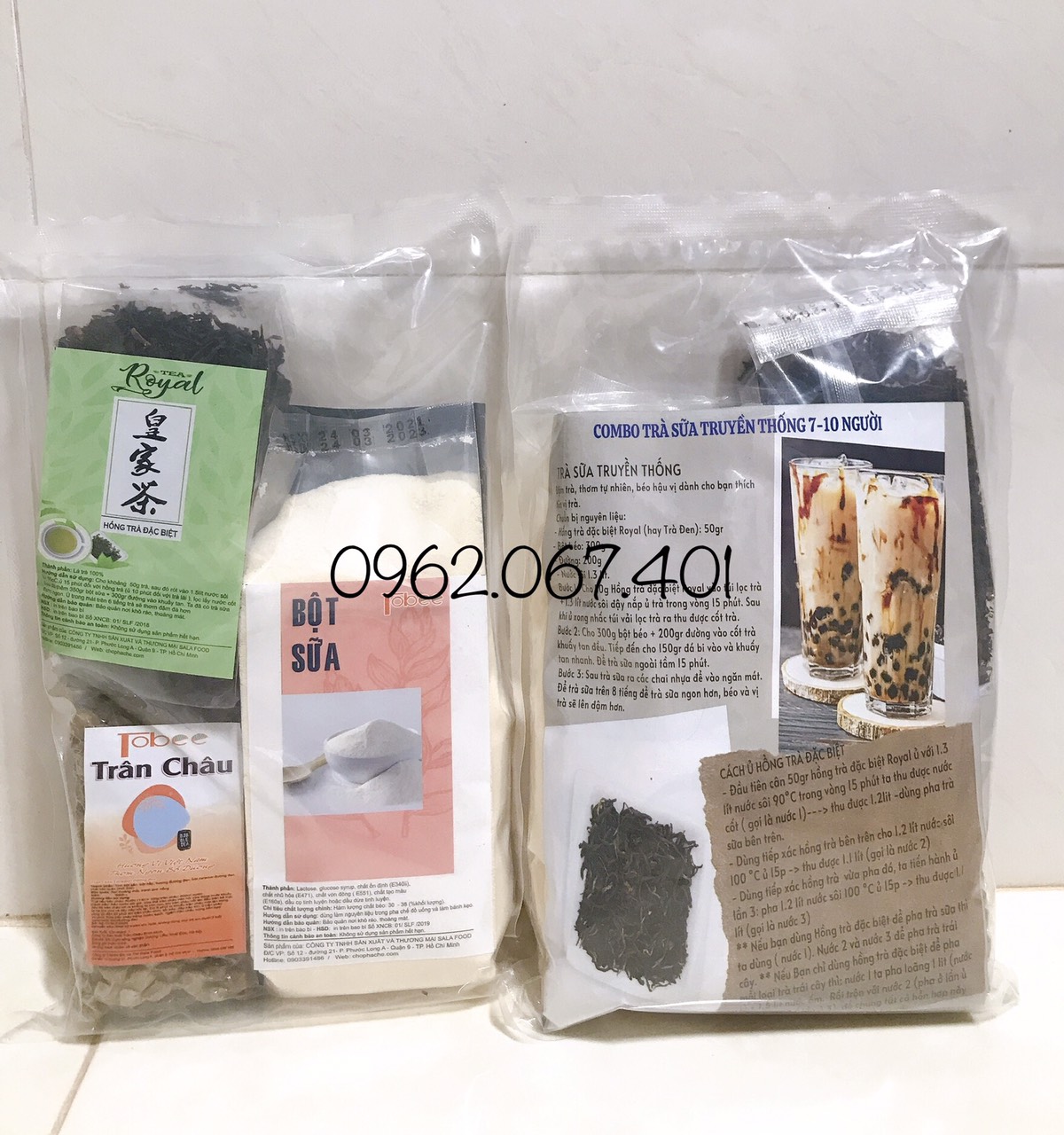 Combo Trà Sữa Truyền Thống Siêu Ngon Kèm Công Thức