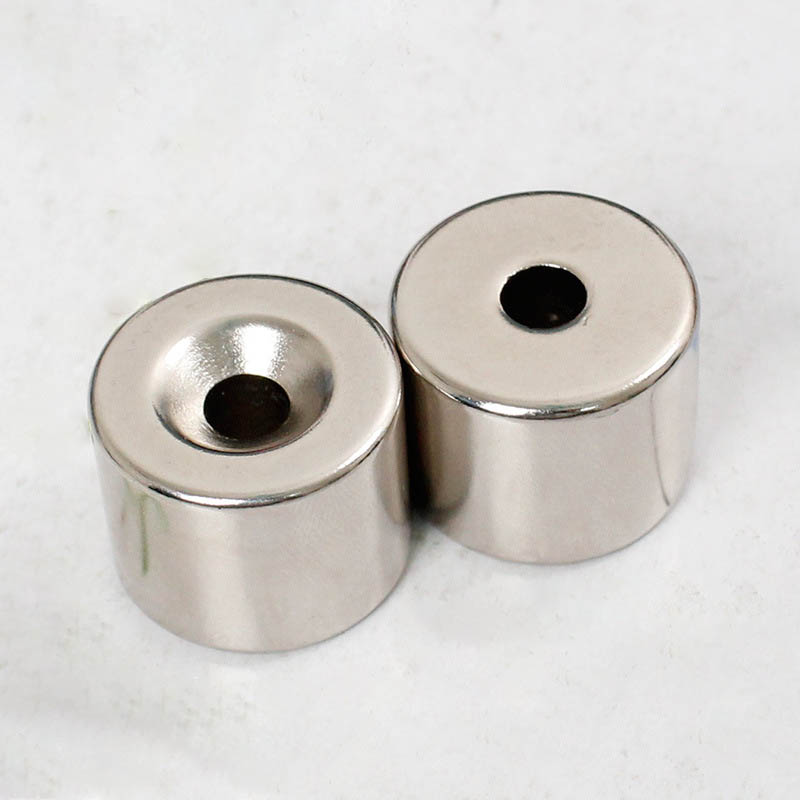 Nam châm siêu mạnh 25x20 lỗ 6mm từ tính N35