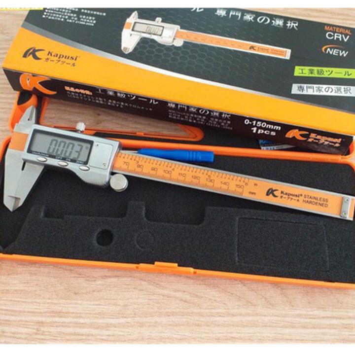 THƯỚC KẸP, CẶP ĐIỆN TỬ KAPUSI 150MM