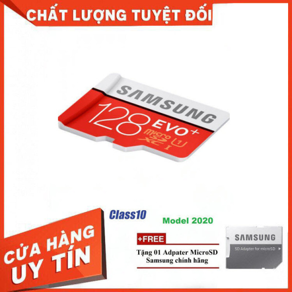 [Xả Kho] Thẻ nhớ MicroSD Samsung EVO Plus 4K 128GB 100MB/s 128GB Box Hoa - Hàng Chính Hãng