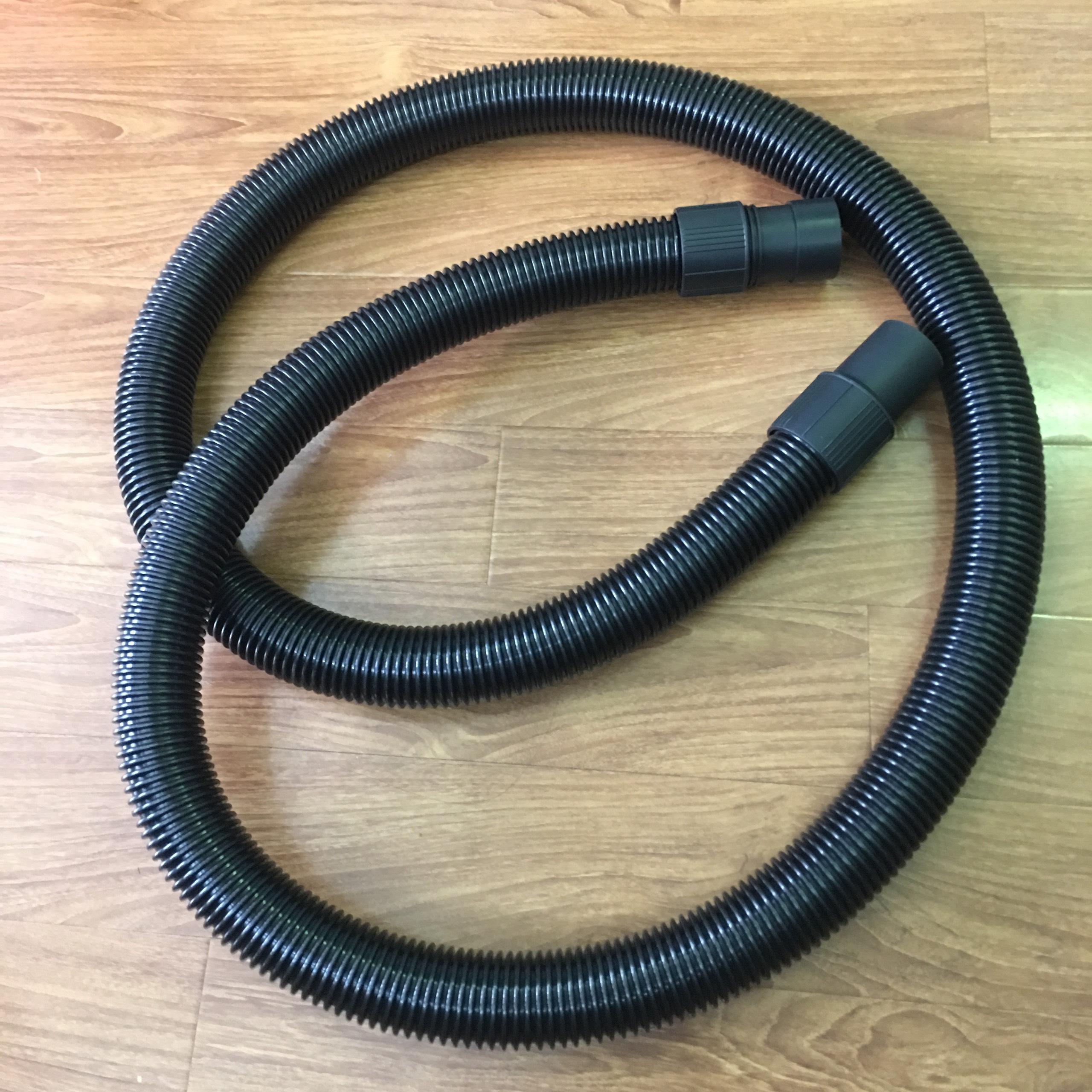 Ống hút bụi gân nhựa 3 mét cho máy công nghiệp đường kính 40mm - Đầu ống hút cho máy hút bụi