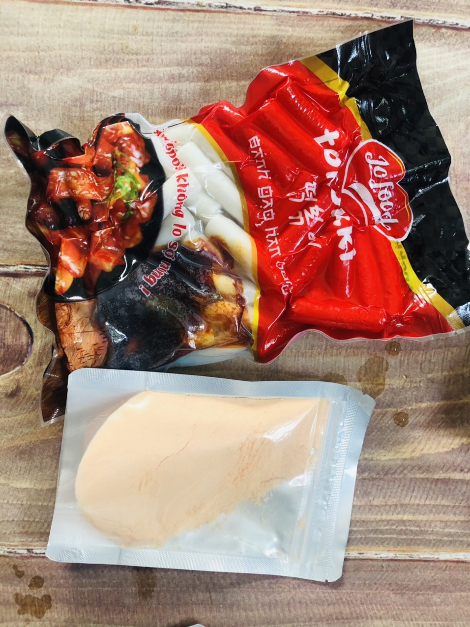 1kg bánh gạo JoFood kèm 100g bột phô mai Hàn Quốc làm tok lắc phô mai_Monhi_Food