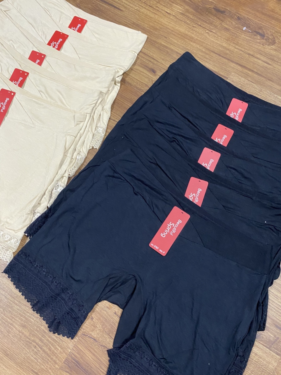 Quần đùi bầu mặc váy cạp chéo cotton thoáng mát