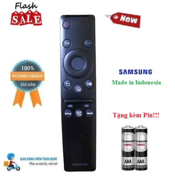 Bảng giá Remote Điều khiển tivi Samsung Smart- Hàng chính hãng Made in Indonesia các dòng Samsung UA 32 40 43 49 50 55 QA65 4K KU NU RU Smart QLED