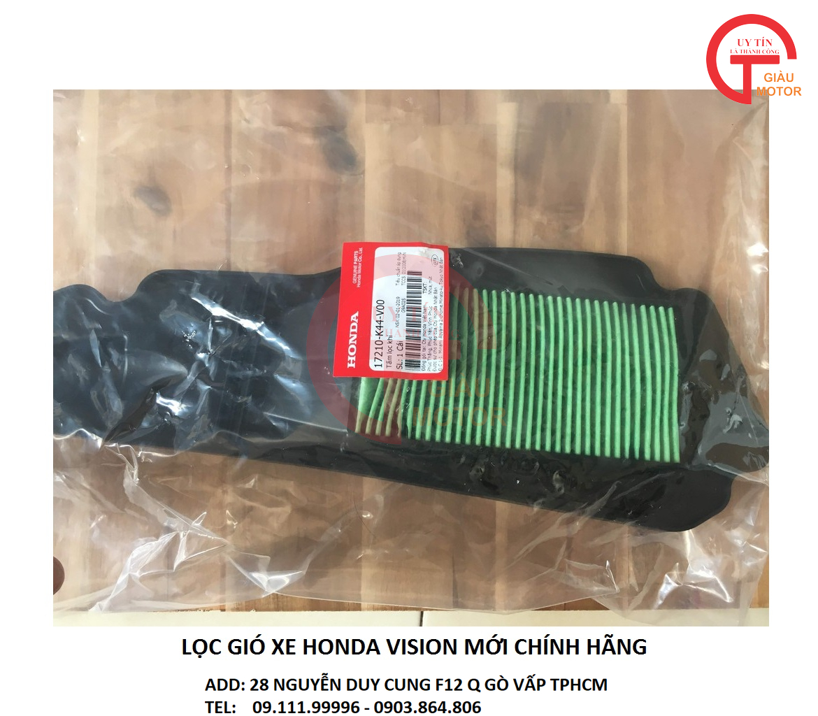 LỌC GIÓ XE HONDA VISION MỚI CHÍNH HÃNG