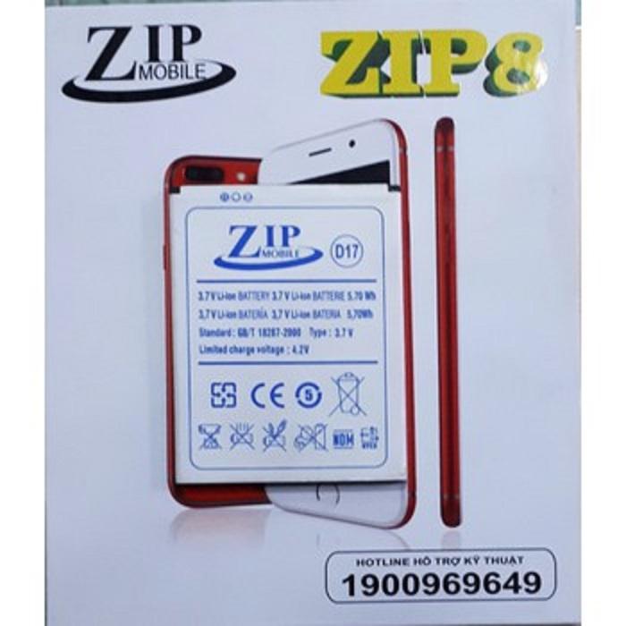 Pin Điện thoại Zip8 và LV6+ ( Bảo hành 6 tháng)
