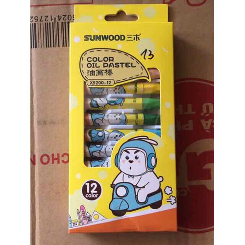 Sáp dầu 12 màu pastel