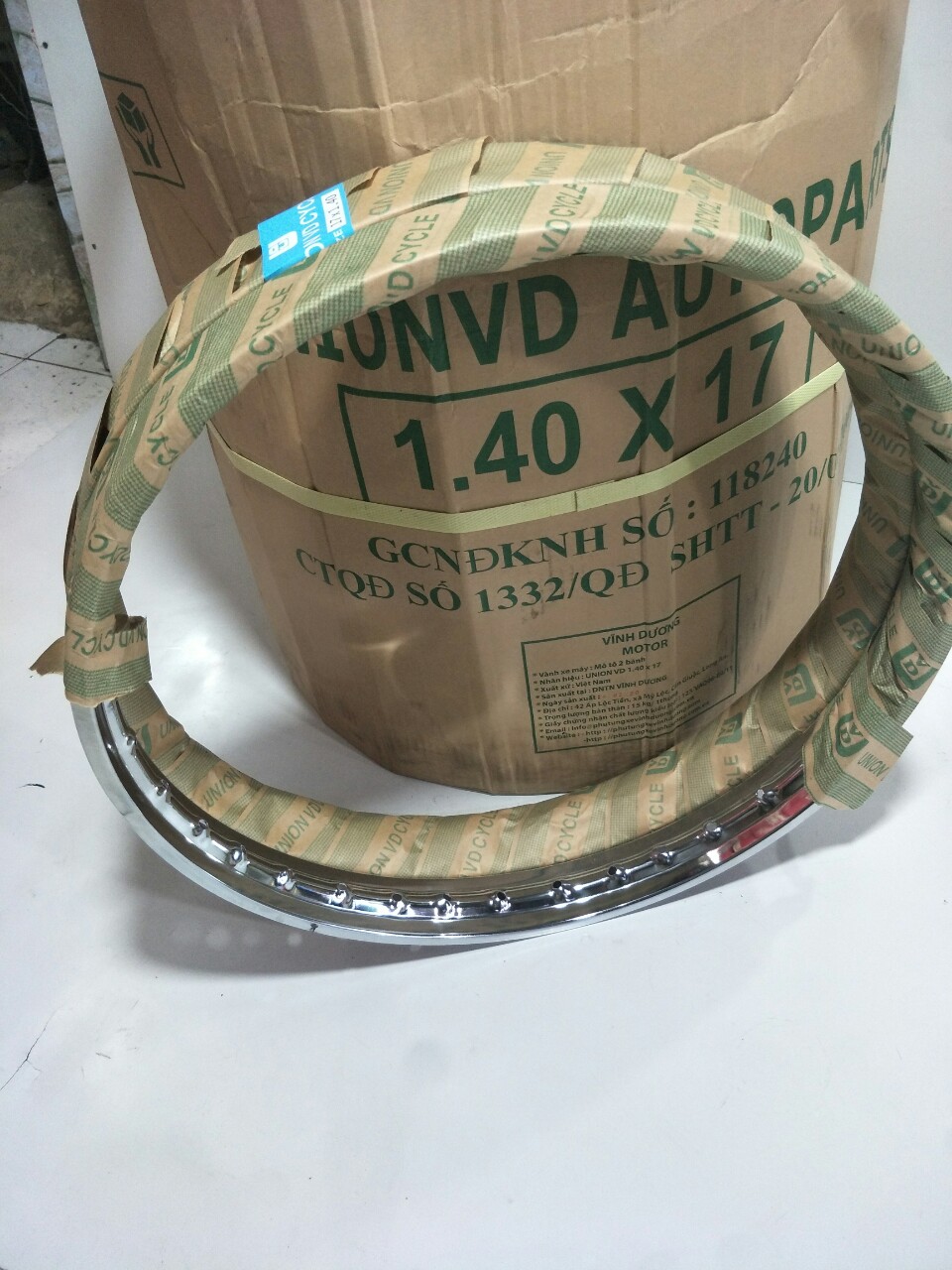 [HCM]CẶP NIỀN SẮT TRƯỚC SAU UNION 1.2 1.4