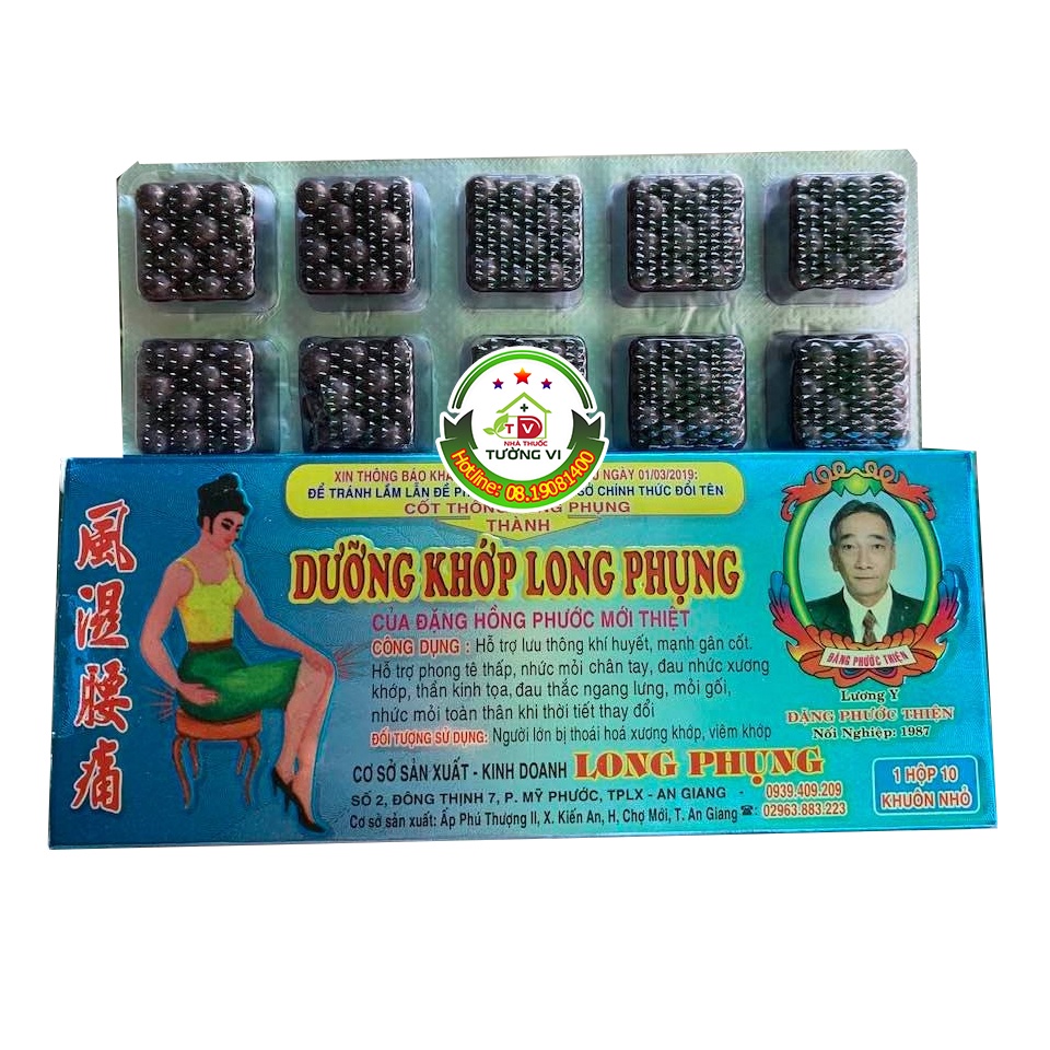 Dưỡng khớp long phụng - Hỗ trợ lưu thông khí huyết, mạnh gân cốt, giảm đau nhức xương khớp