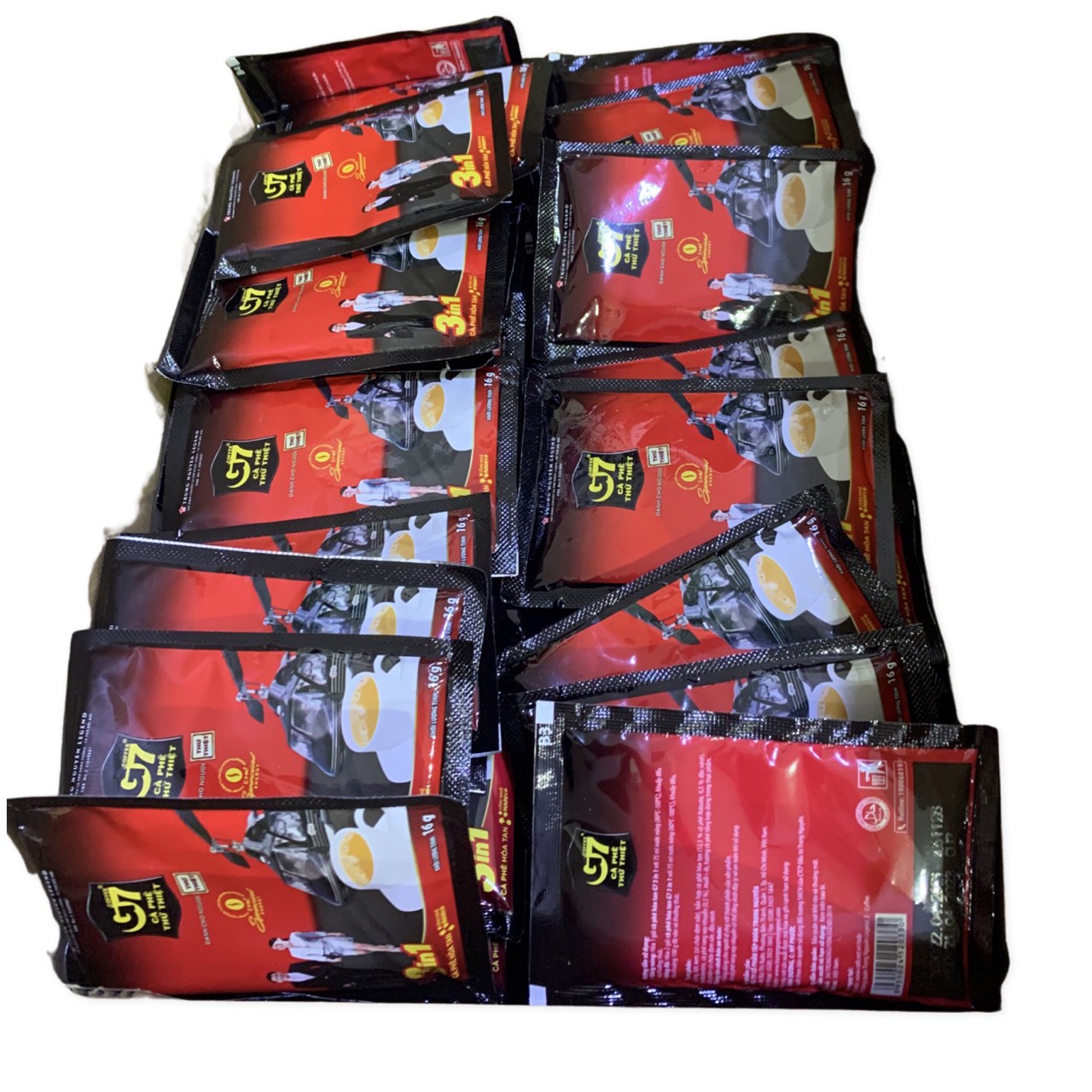 (Combo 10 Gói Lẻ) Cà phê sữa G7 - 3in1 - Trung Nguyên(16gam/Gói)