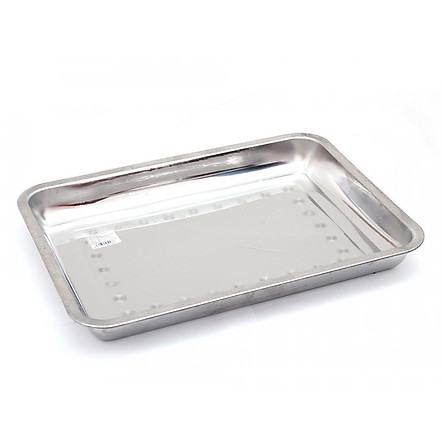Khay inox đựng thức ăn 20x30