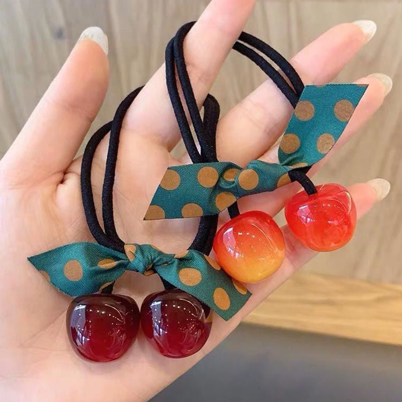 Cột tóc buộc tóc CHERRY cho nữ giá rẻ thời trang Ni9