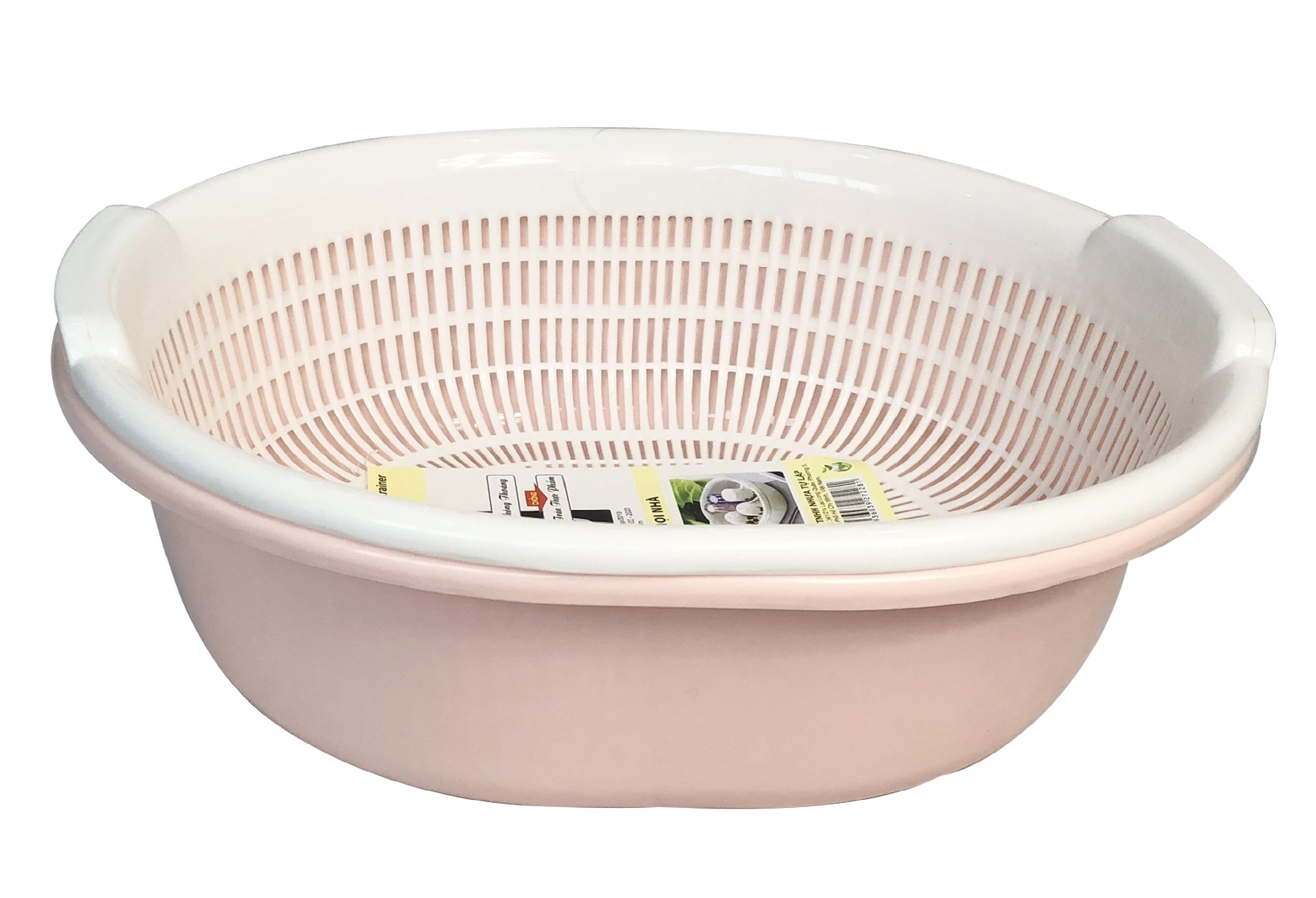 Bộ rỗ thau Oval TỰ LẬP TL380 - 33x29X12.5CM