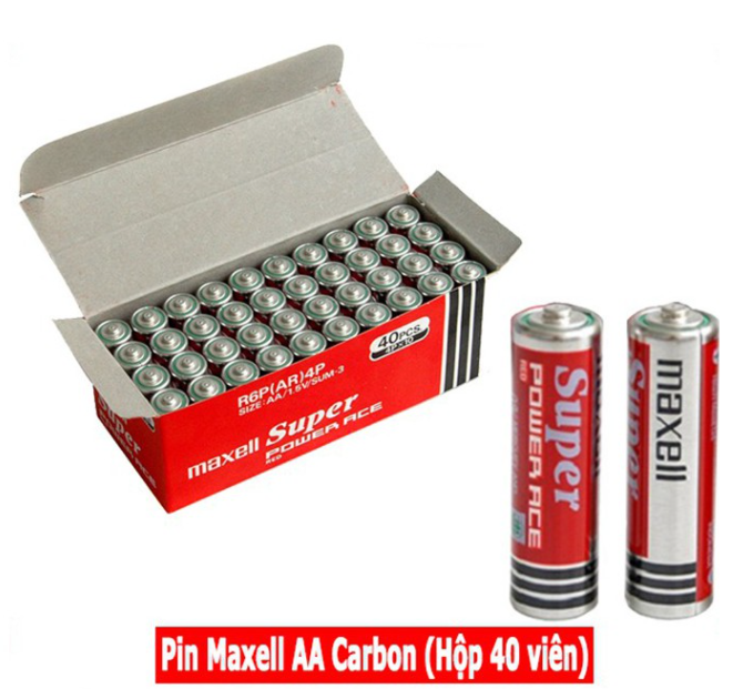 Hộp 40 Viên Pin Tiểu 1.5V AA (2A) MAXELL