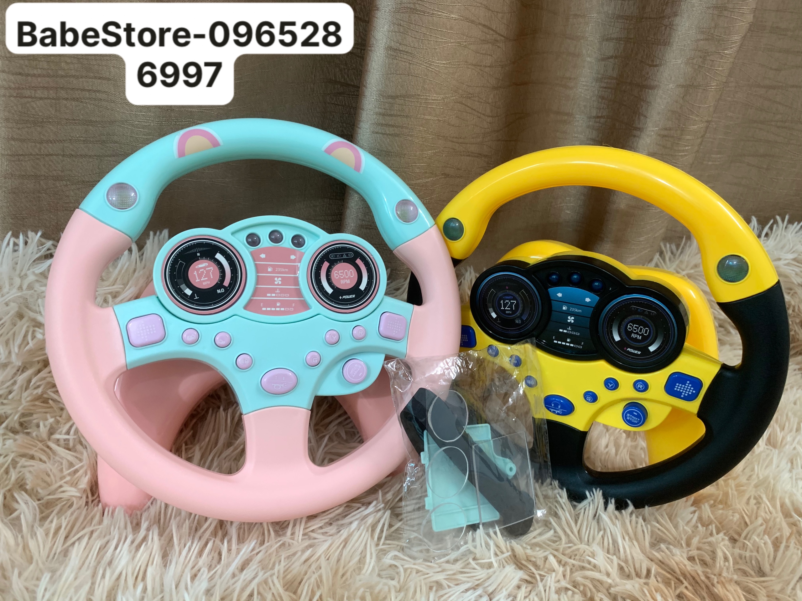 VÔ LĂNG XE HƠI CÓ NHẠC CHO BÉ