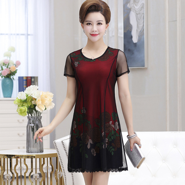 Đầm dự tiệc trung niên big size