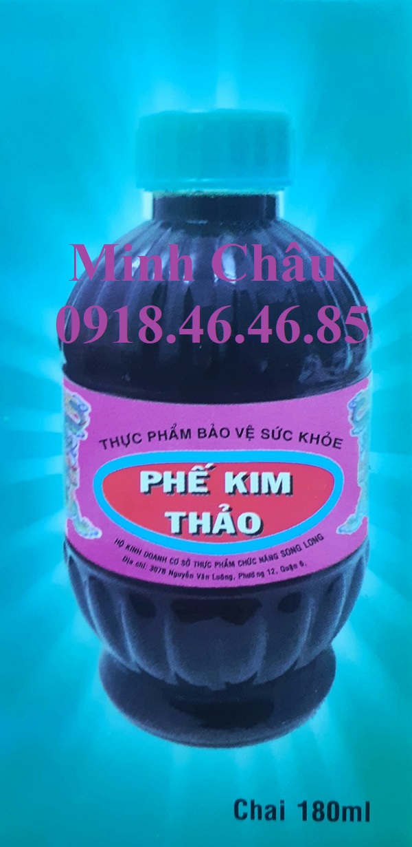 Siro ho Song Long Phế kim thảo giúp bổ phổi (mẫu mới)