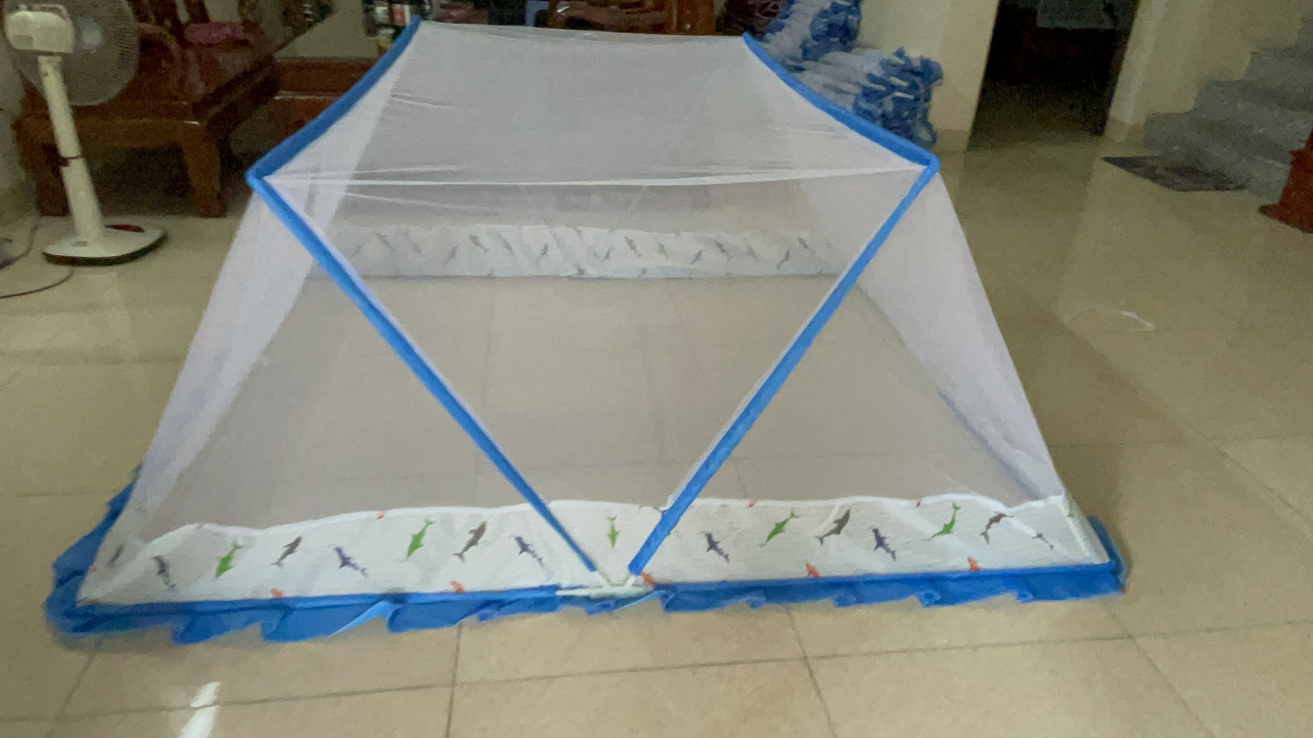 Mùng xếp thông minh gấp gọn cao cấp đủ kích thước