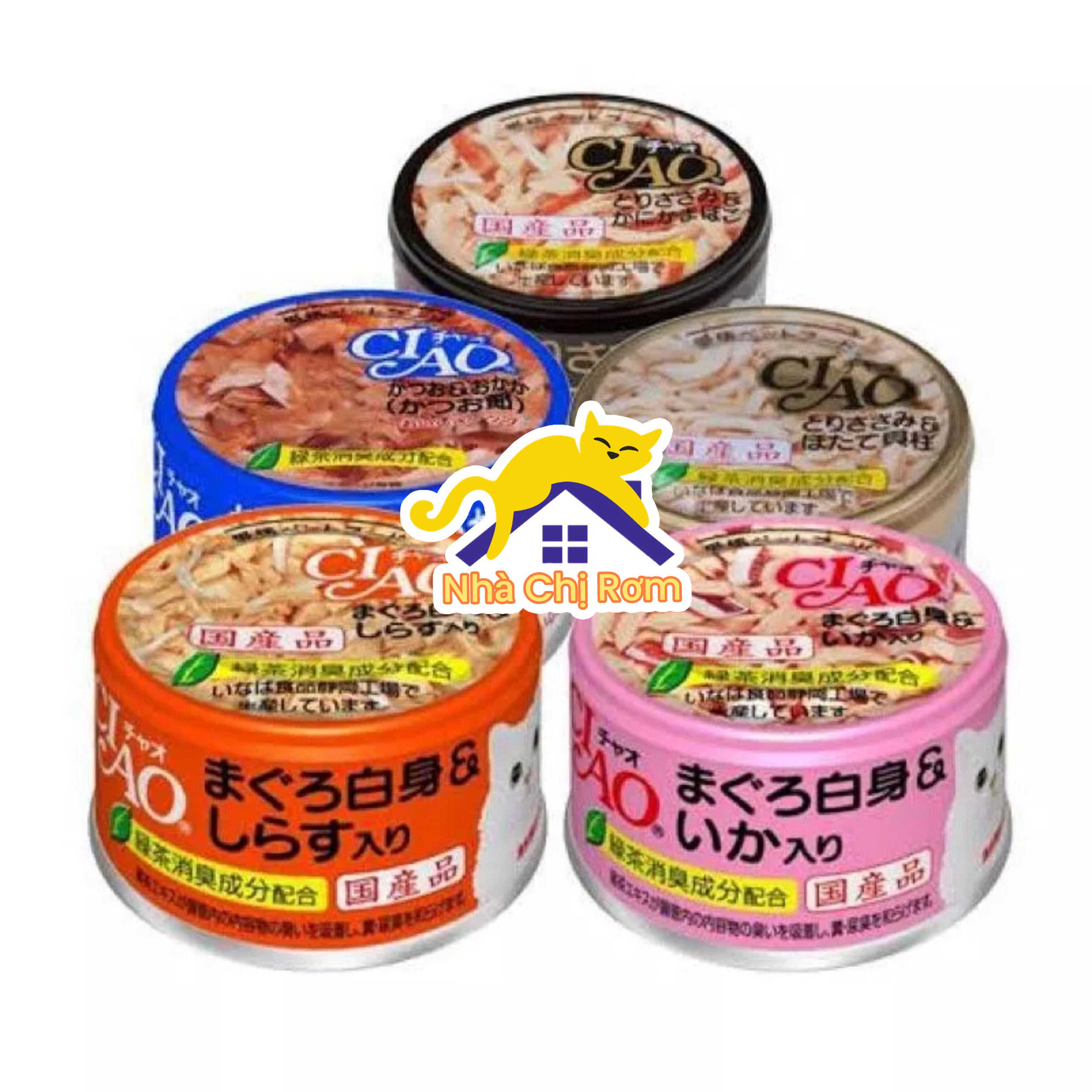 Pate Inaba Ciao lon 85g Nhập khẩu Thái lan