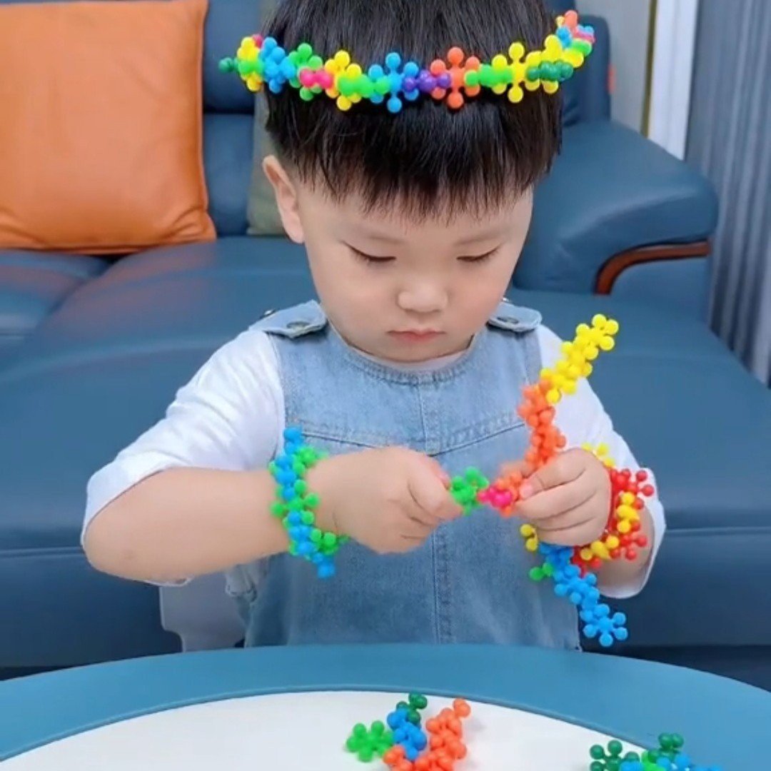 Mô hình lắp ráp hình hoa mai 3D xoay chiều 200 - 400pcs Kèm hộp - Đồ chơi giáo dục rèn luyện trí thông minh cho bé Maxstore