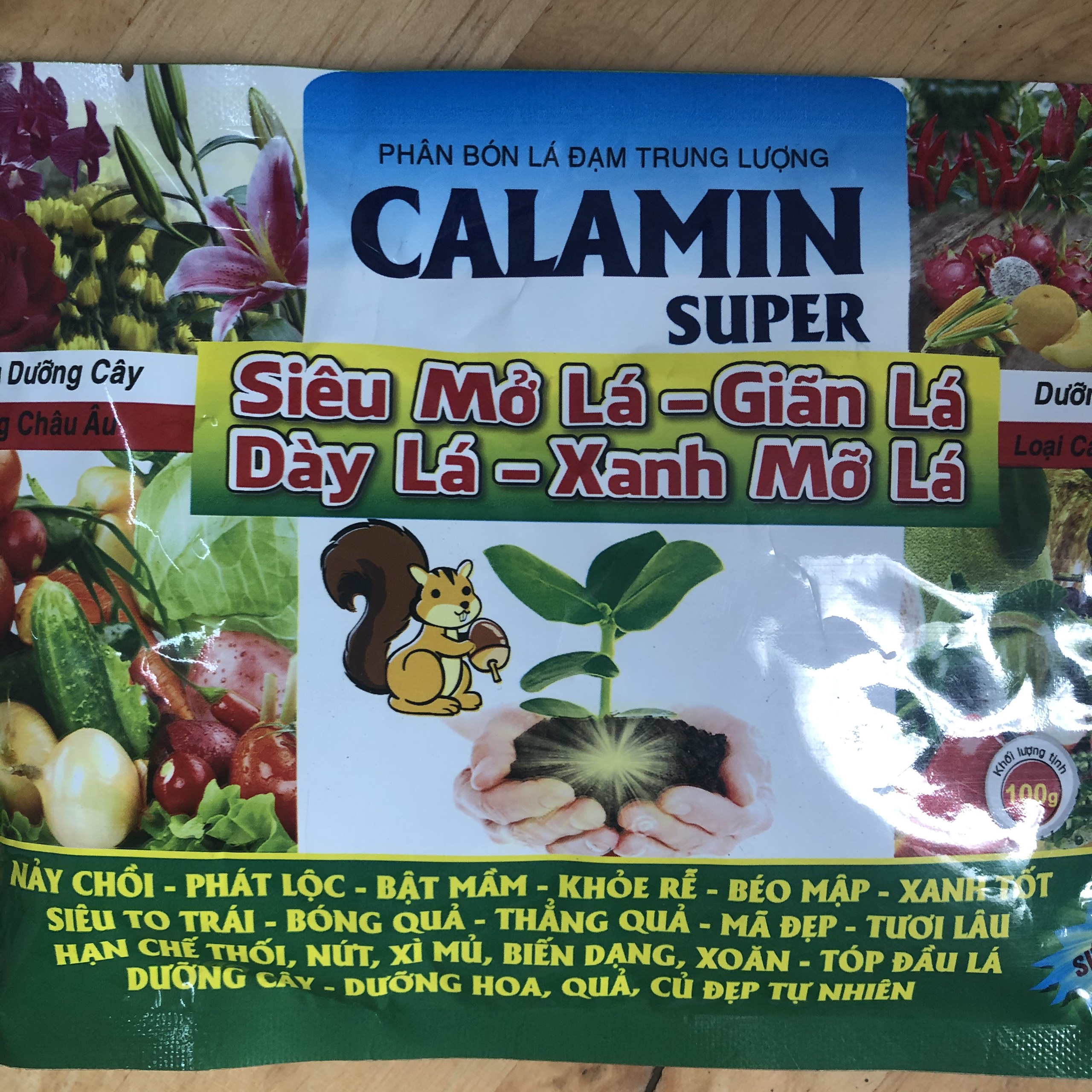 Phân bón cây trồng Calamin siêu vọt đọt đâm chồi 100g
