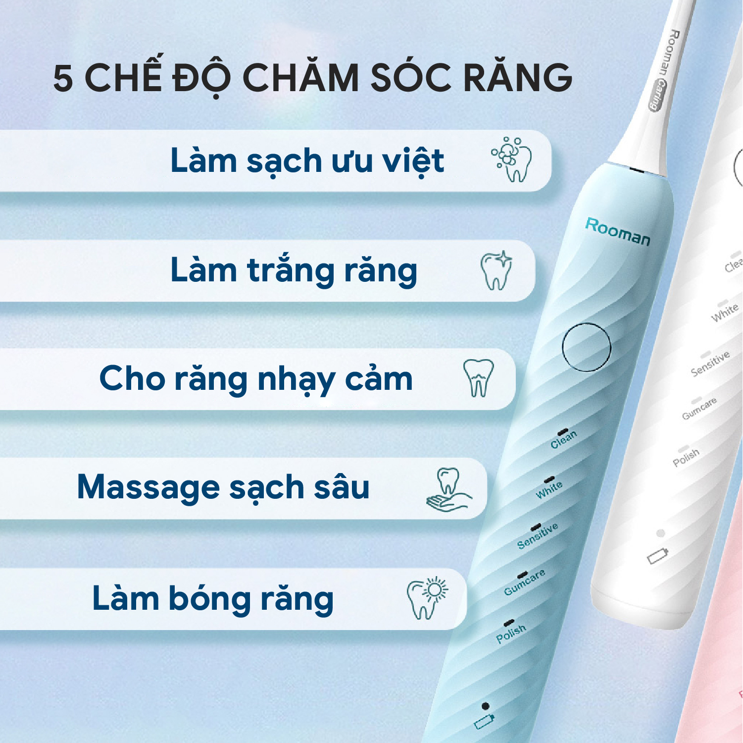 BÀN CHẢI ĐIỆN CHÍNH HÃNG MJ- K05