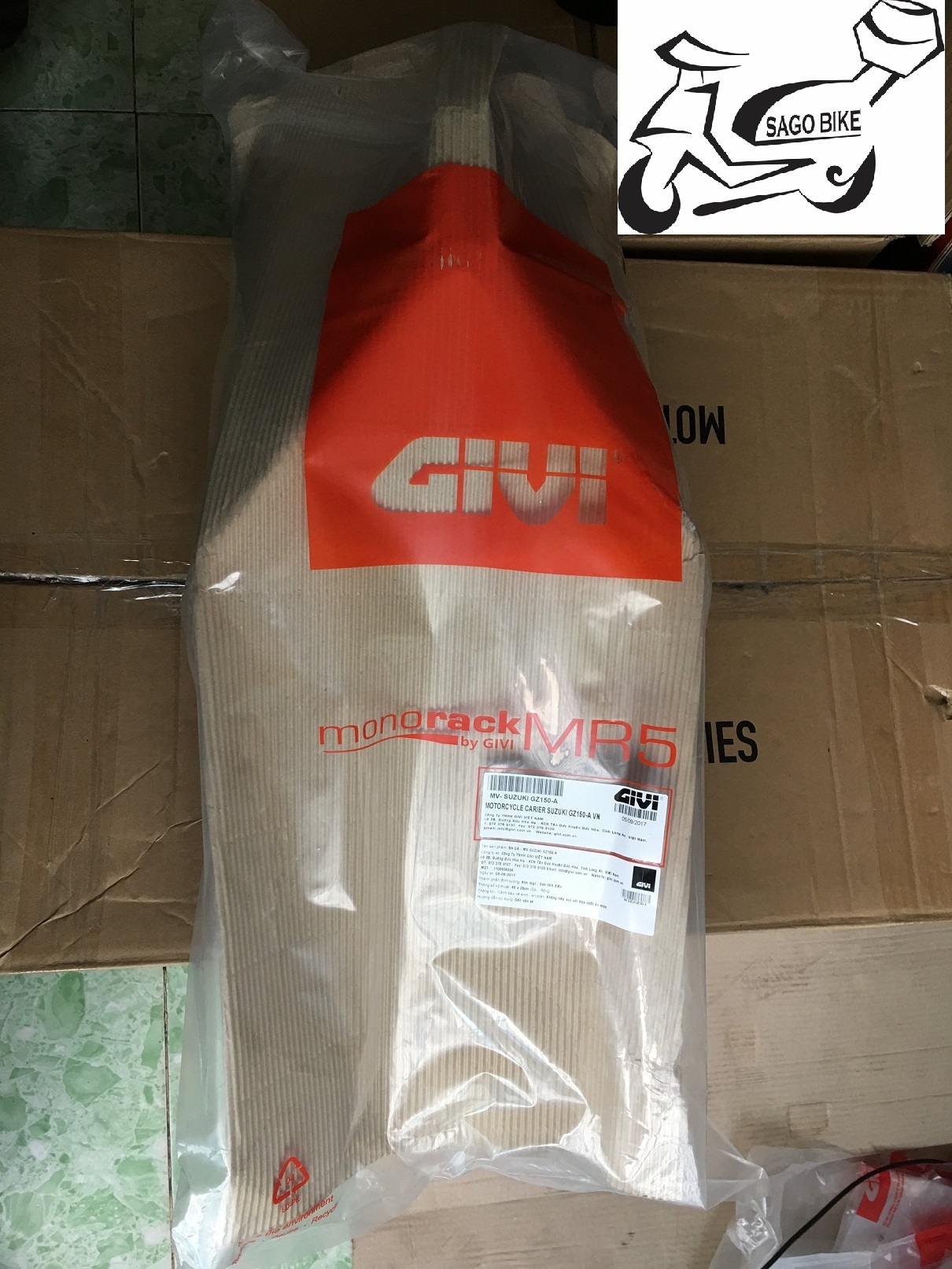[HCM]Baga givi cho Suzuki GZ 150A