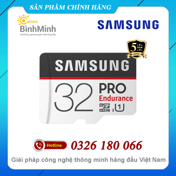 Thẻ Nhớ MicroSD 32GB / 64GB Samsung Pro Endurance U1 100MB (Tặng Kèm Adater)