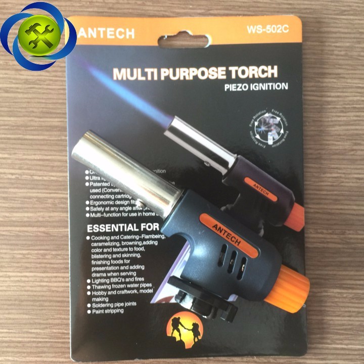 Đầu khò gas mini antech ws-502c nhấn núm tròn