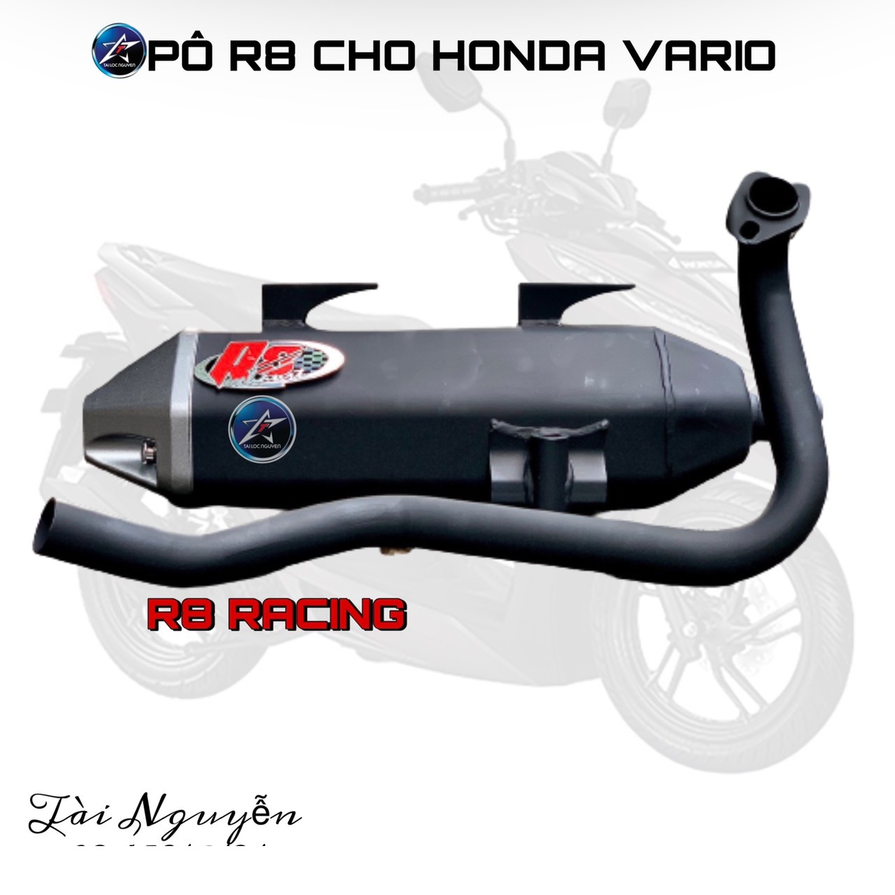[HCM]PÔ TĂNG R8 RACING CHO HONDA VARIO