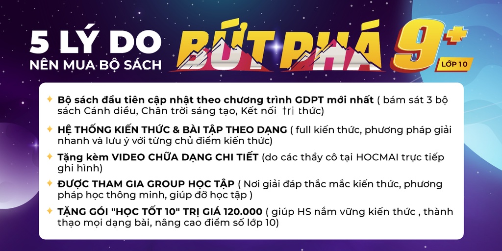 Sách Bứt phá 9+ môn Hóa học lớp 10 (theo chương trình GIÁO DỤC PHỔ THÔNG MỚI )  - NTbooks
