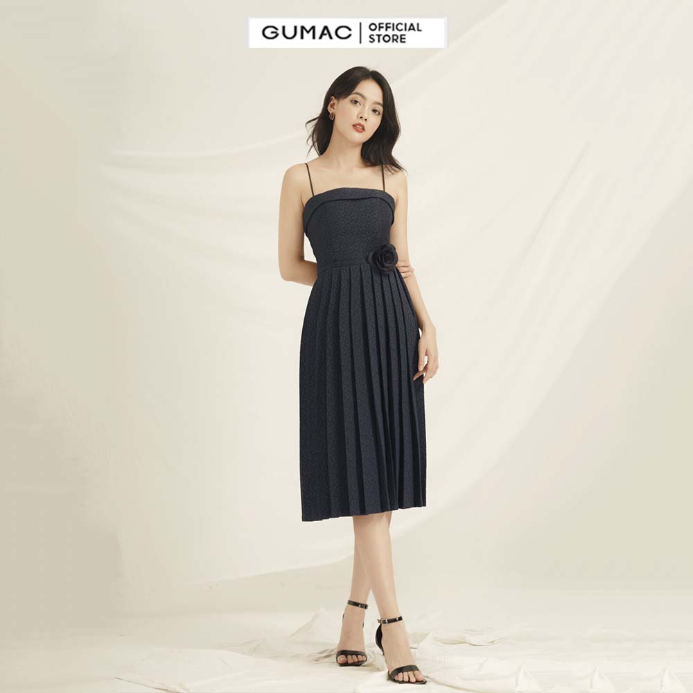 [15 - 17.5 | TẶNG QUÀ đơn từ 499K] Đầm Luxury dập ly GUMAC DVA856