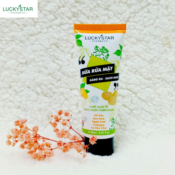 Sữa Rửa Mặt Thảo Dược Lucky Star Tuýp 85ml