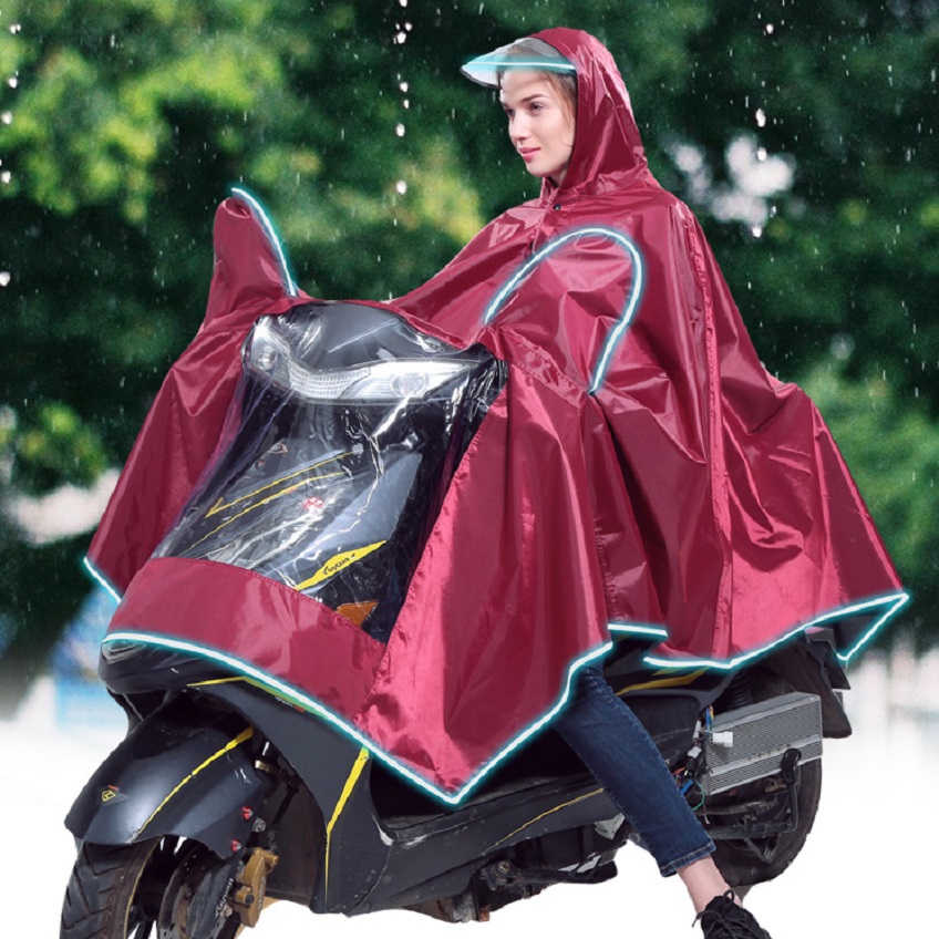 [HÀNG XỊN ] - ÁO MƯA CÁNH DƠI CÓ TÚI TRÙM GƯƠNG - MŨ CÓ KÍNH CHE CHẮN MƯA