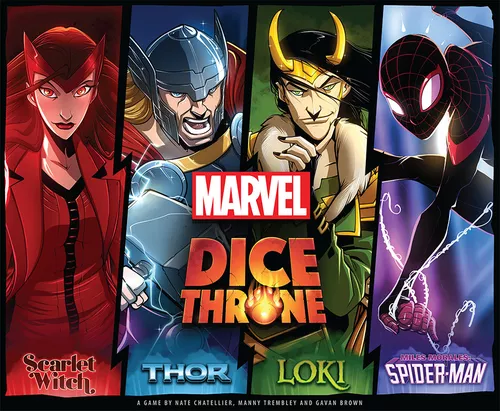 [US] Marvel Dice Throne: Scarlet Witch v. Thor v. Loki v. Spider-Man - Trò Chơi Board Game